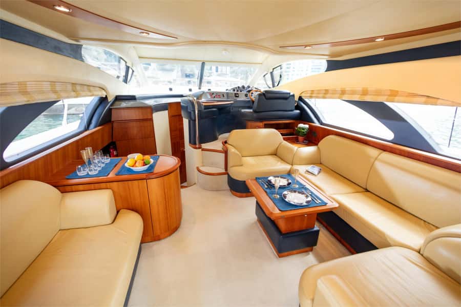 Dubai: Private Luxury Yacht Cruise for up to 20 People - Palm Jumeirah from the sea