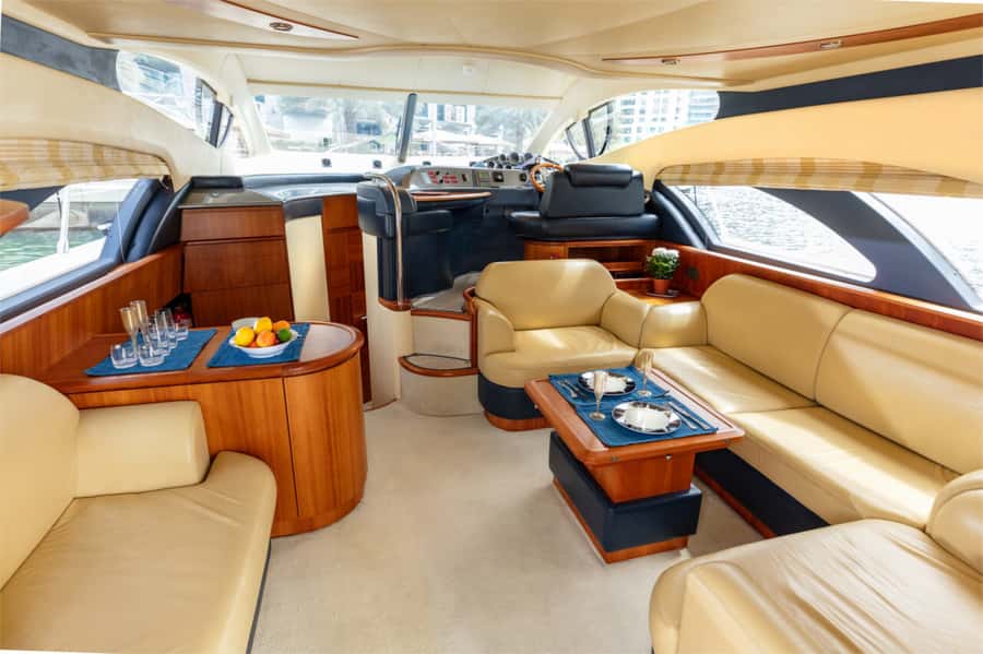 Dubai: Private Luxury Yacht Cruise for up to 20 People - Atlantis, Atlantis The Royal, and the Palm crescent