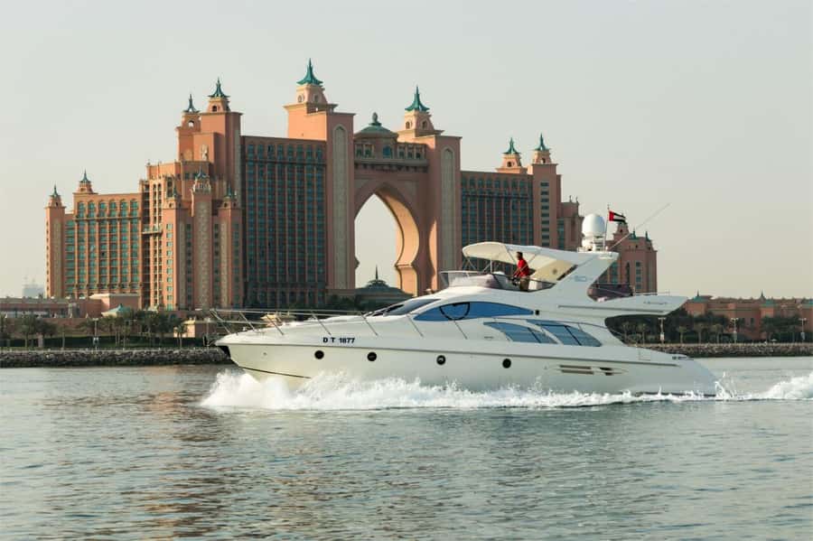 Dubai: Private Luxury Yacht Cruise for up to 20 People - The marina canal and Jumeirah Beach Residence