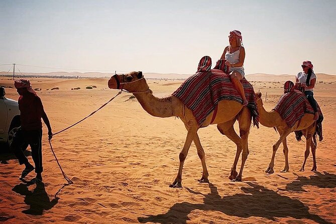 Dubai Private Morning Desert Safari with Camel Ride - Starting before sunrise and reaching Lahbab
