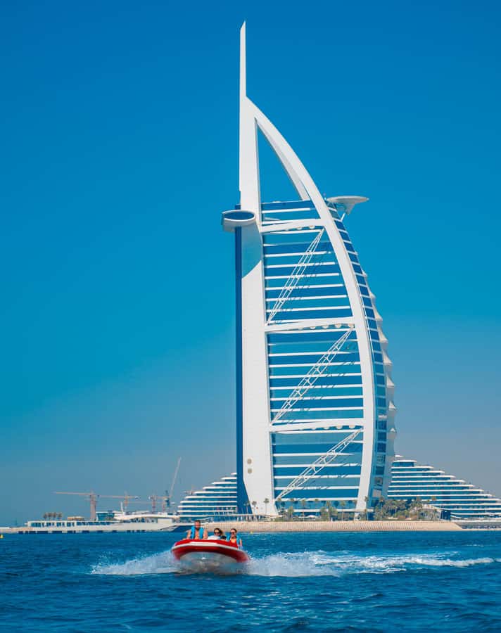 Dubai: Private Self-Drive SeaKart Jet Ski Boat Tour - World Islands and Burj Al Arab