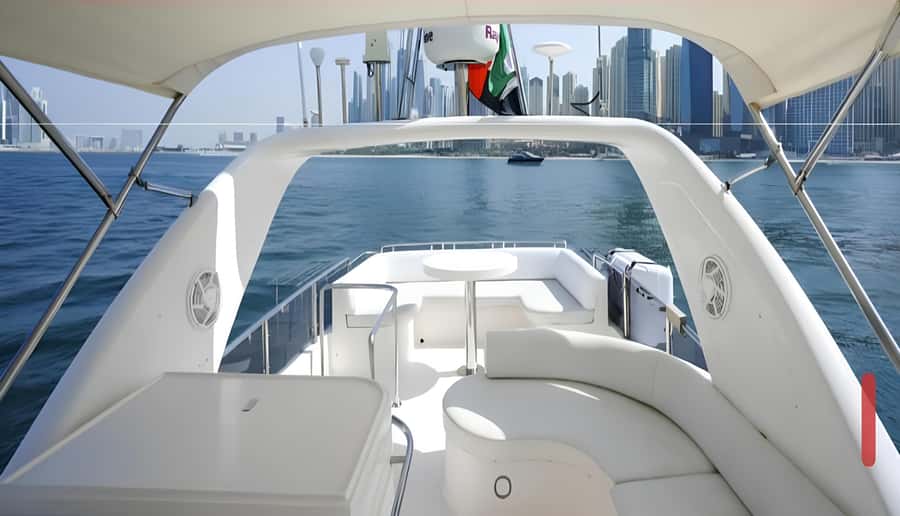 Dubai: Private Yacht Tour Experience with Soft Drinks - Burj Al Arab requires a longer booking