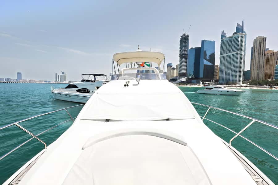 Dubai: Private Yacht Tour Experience with Soft Drinks - Ain Dubai is the one-hour target