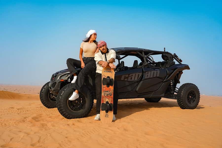 Dubai: Quad Bike, Dune Buggy, and Sandboarding Experience - The one-hour ride through the red dunes
