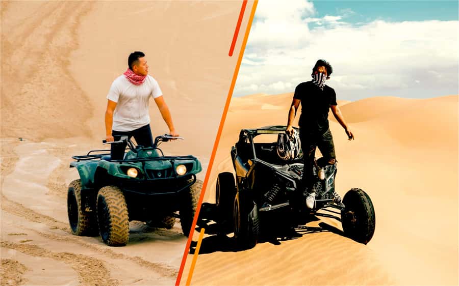 Dubai: Quad Bike or Dune Buggy Adventure & Optional Transfer - The safety briefing and first run