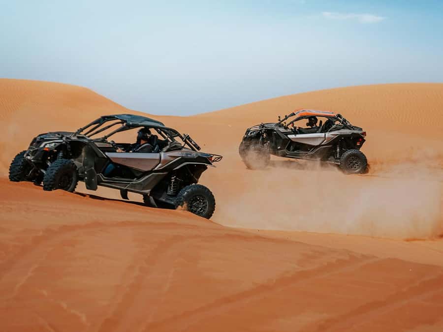 Dubai: Quad Bike or Dune Buggy Adventure & Optional Transfer - Choosing between a 250cc quad, 320cc quad, and 1000cc buggy