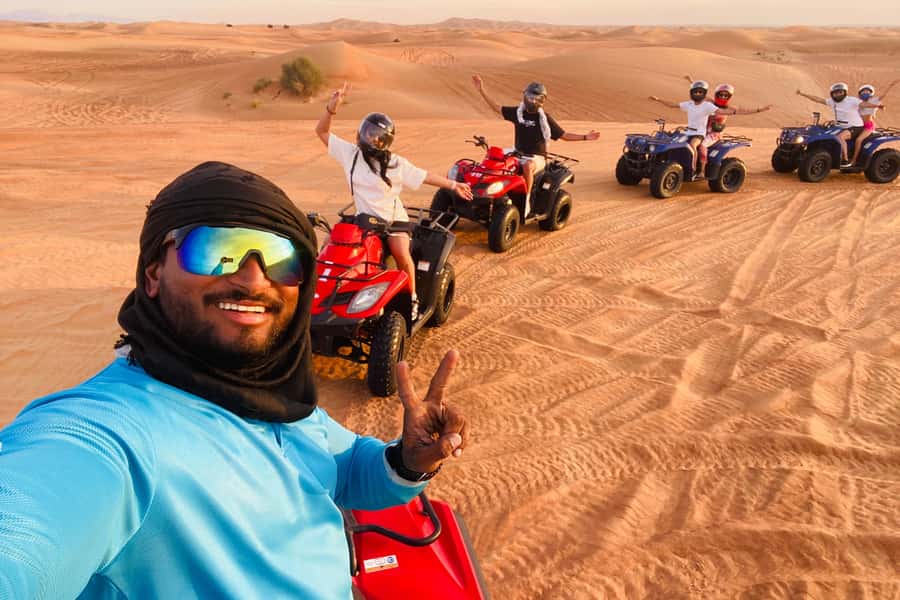 Dubai: Quad Bike Safari, Camels & Al Khayma Camp BBQ Dinner - Why Lahbab’s red dunes make the quad ride special