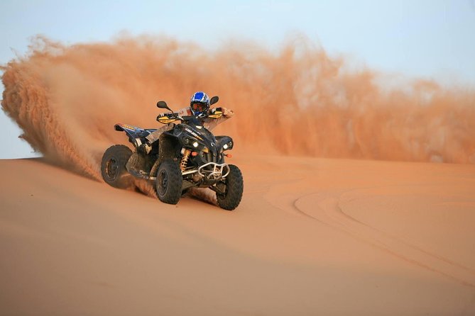 Dubai Quad Biking with Desert Safari - Thrilling ATV Ride Dubai - From central Dubai to the red sand