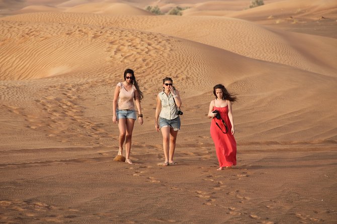 Dubai Red Dunes Desert Safari : Sandboarding, BBQ & Live Shows - Who will get the most from this $55 safari