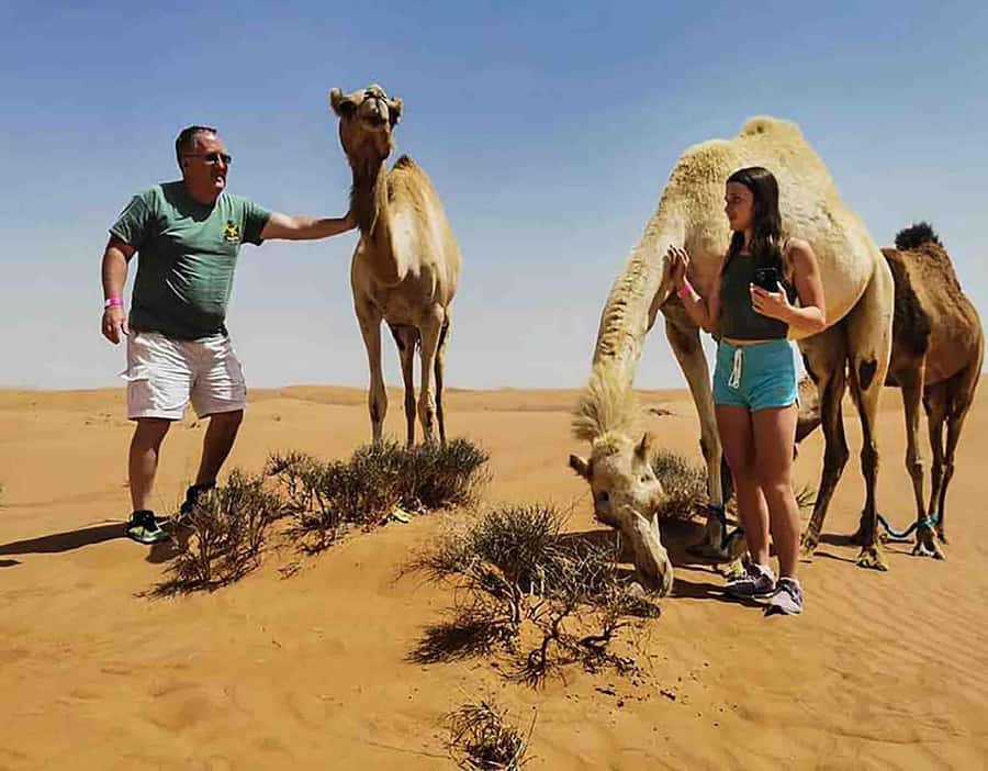 Dubai: Red Dunes Desert Safari with Premium Camp BBQ & Shows - BBQ dinner with plenty of choice