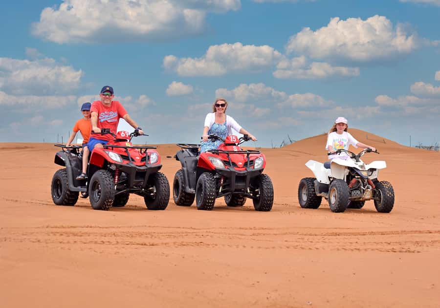 Dubai: Red Dunes Evening Quad Bike, Dune Blast with BBQ - Key points to know before you book