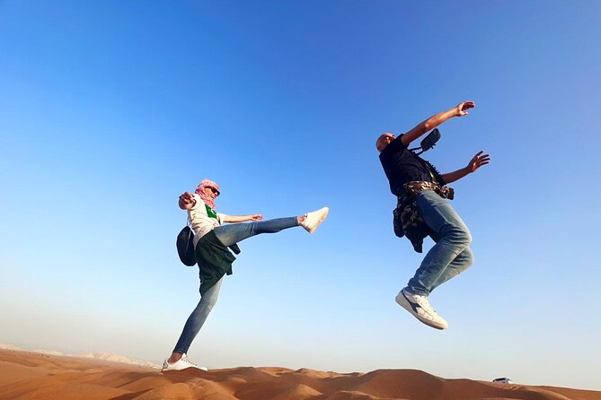 Dubai Red Dunes Safari, ATV, Camel ride, BBQ at Desert Camp - Dune bashing and the high-dune photo stop