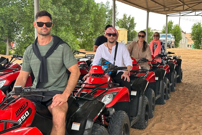 Dubai: Red Dunes, Sandsurf, Camel Ride, BBQ Dinner at Desert Camp - Pickup from Dubai and the ride into the desert