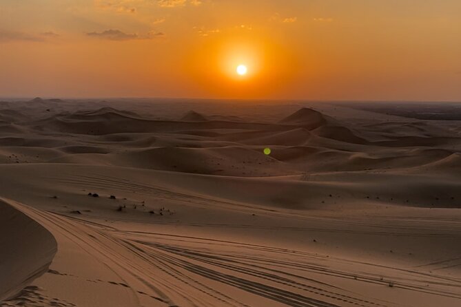 Dubai: Red Dunes, Sandsurf, Camel Ride, BBQ Dinner at Desert Camp - Forty-five minutes of dune bashing