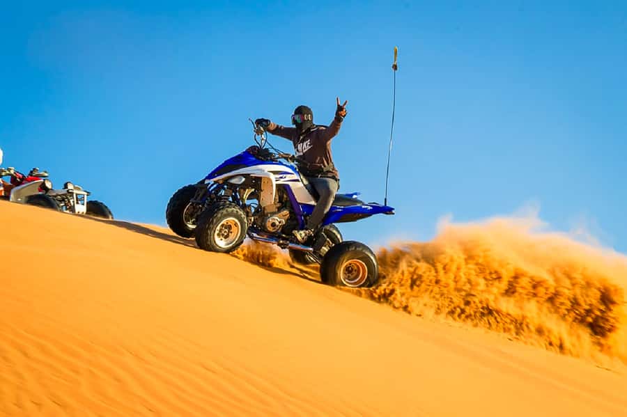 Dubai: Safari, Quad Bike, Camel Ride, and Buffet Dinner - A full desert day from Dubai to Lahbab