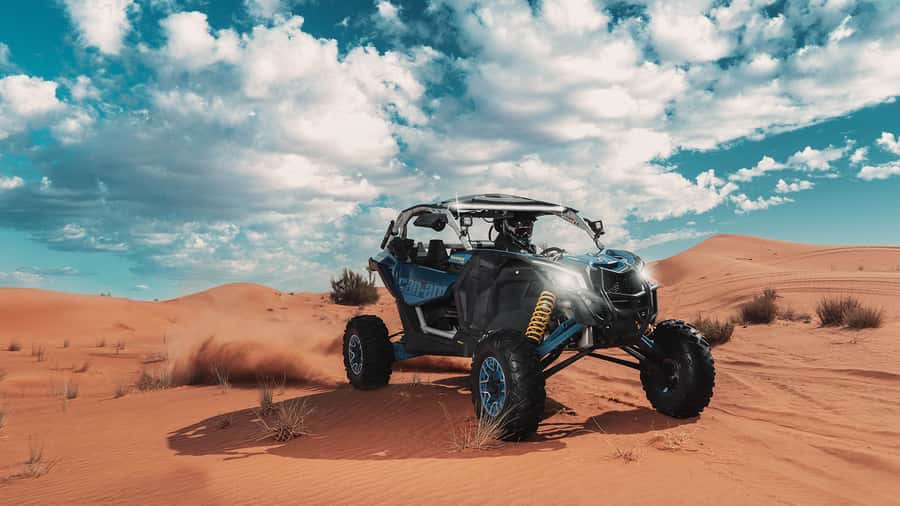Dubai: Self-Drive 4WD Dune Buggy Guided Desert Adventure - Pink Rock, Fossil Rock, and the Mountain Trails