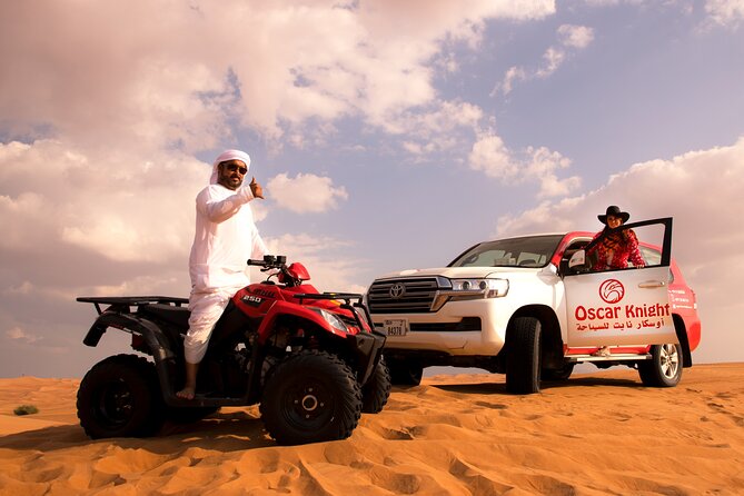 Dubai Self-drive Quad Bike, Sand Boarding, Camels & Refreshments - Key points to know before booking