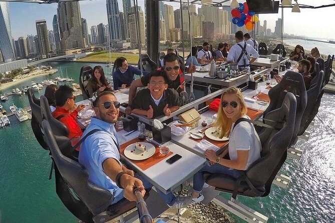 Dubai: Sky-High Dining Experience Dinner in the Sky - Sitting 50 meters above Dubai Marina