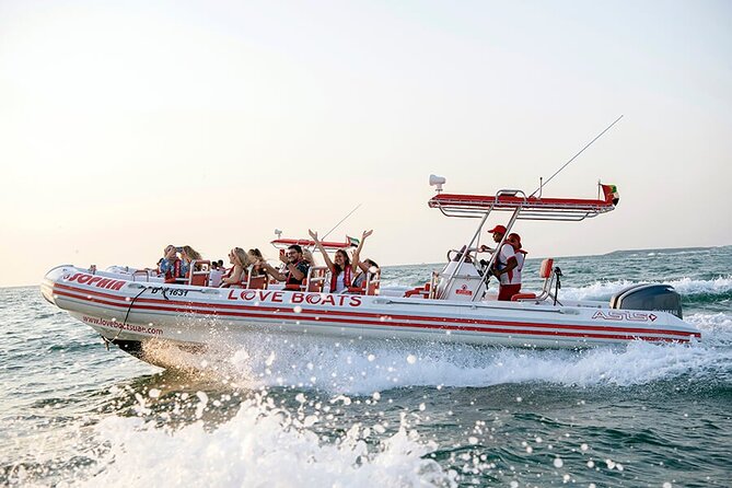 Dubai Speed Boat Tours: Marina, Atlantis and Burj Al Arab - JBR, Bluewater Island, and Ain Dubai