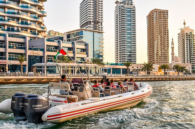 Dubai Speedboat Tour, Marina, Atlantis, Palm & Burj Al Arab - Palaces, hotels, and the Burj Al Arab