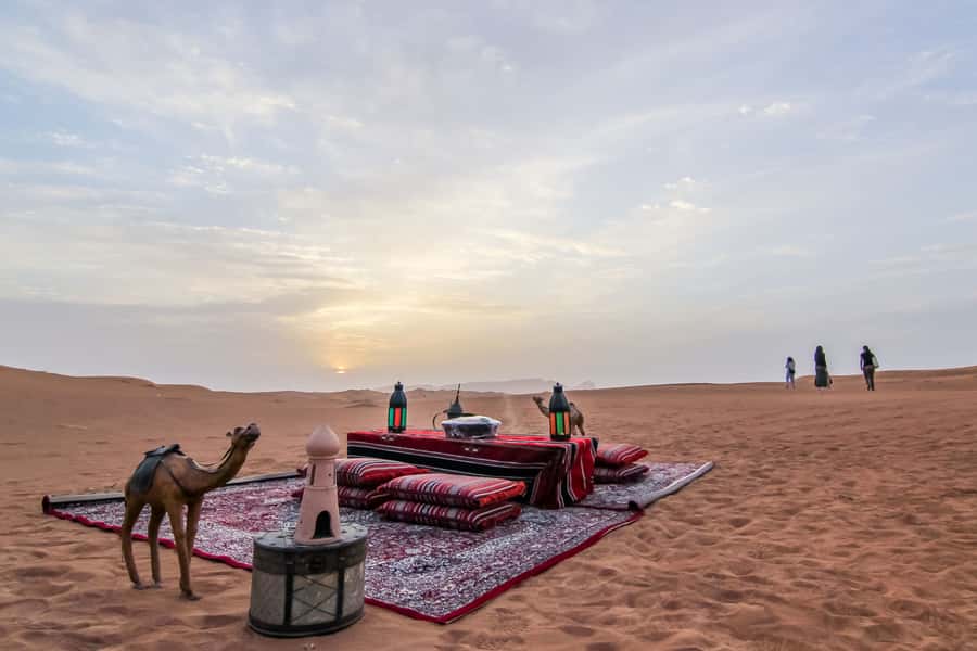 Dubai: Sunrise Desert Jeep Safari with Wildlife Experience - Sandboarding and the uphill reality