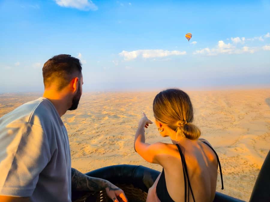 Dubai: Sunrise Hot Air Balloon Ride with Transfers - What the $247 price really covers