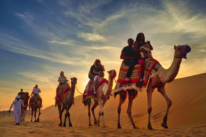 Dubai Sunrise private Desert Safari With Camel Ride - Sandboarding adds a simple, hands-on challenge