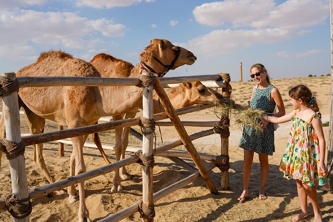 Dubai: Sunset Camel Trek, Al Khayma Camp, Stargazing & BBQ - Entering Al Khayma Camp