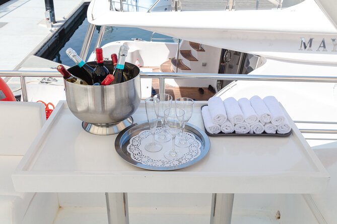 Dubai Sunset Cruise with Snacks and Drinks - The Burj Al Arab view