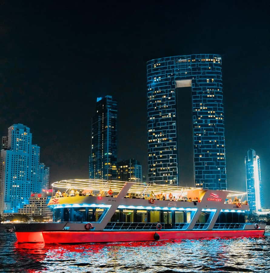 Dubai: Sunset or Dinner Cruise with Live Music & Open Bar - Key points to know before booking