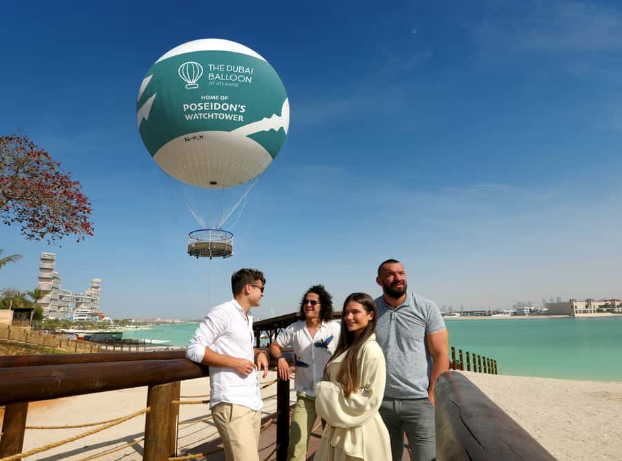 Dubai: The Dubai Balloon at Atlantis - Rising above Palm Jumeirah at Atlantis