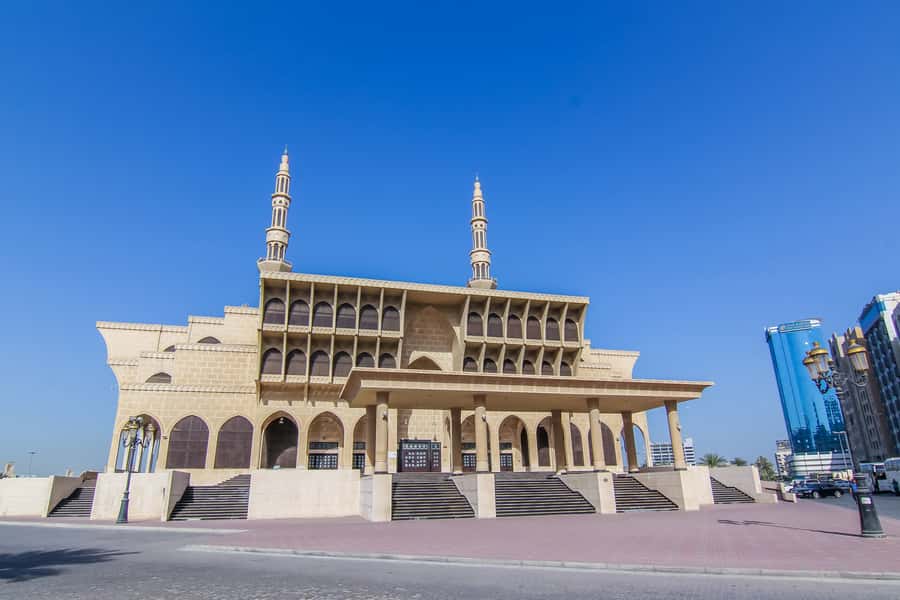 Dubai: The Pearl Of The Gulf - Half Day Sharjah City Tour - King Faisal Mosque, Sharjah’s largest