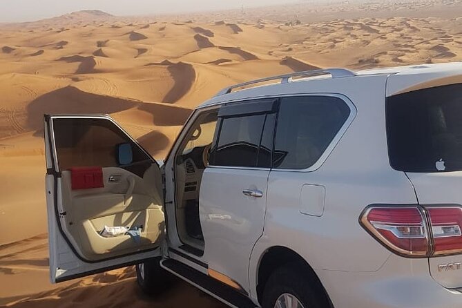 Dubai: Unique MORNING 4WD Red Dunes Safari - A short camel ride with a different rhythm