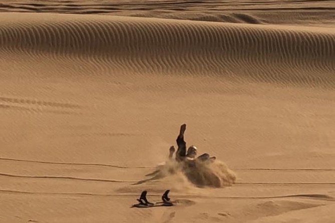 Dubai: Unique MORNING Quad Bike Red Dunes Safari - Sandboarding on the highest dunes