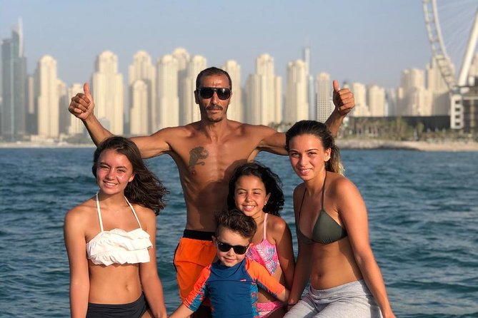 Dubai Yacht Sea escape Cruise, Swim, Tan & Sightsee! - Music, drinks, and the private-boat feel
