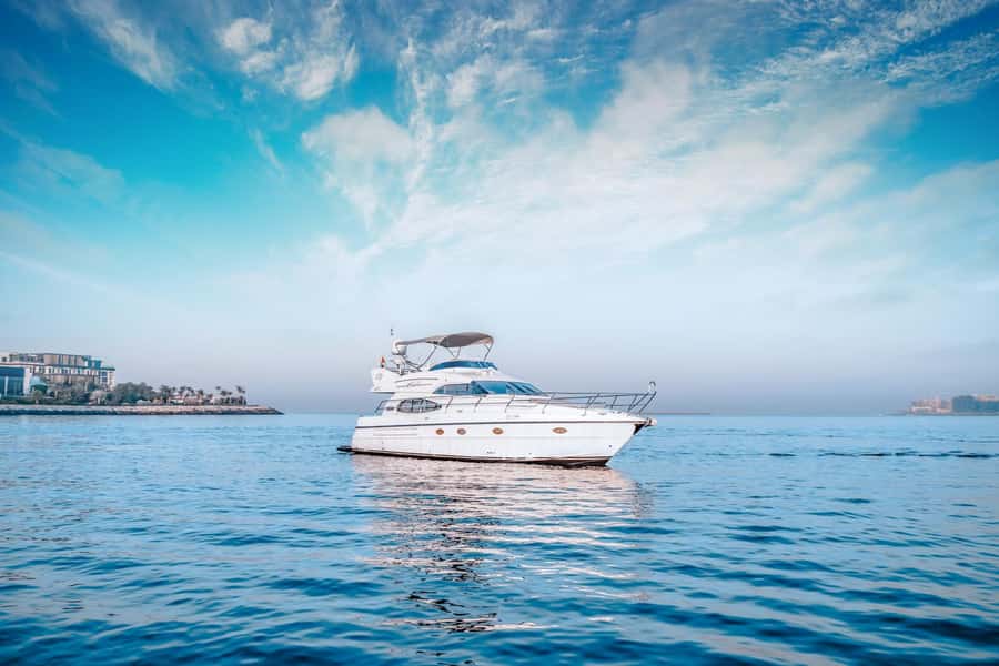 Dubai Yacht Tour - Boat Trip upto 12 guests Private event - Safety, weather, and swimming rules