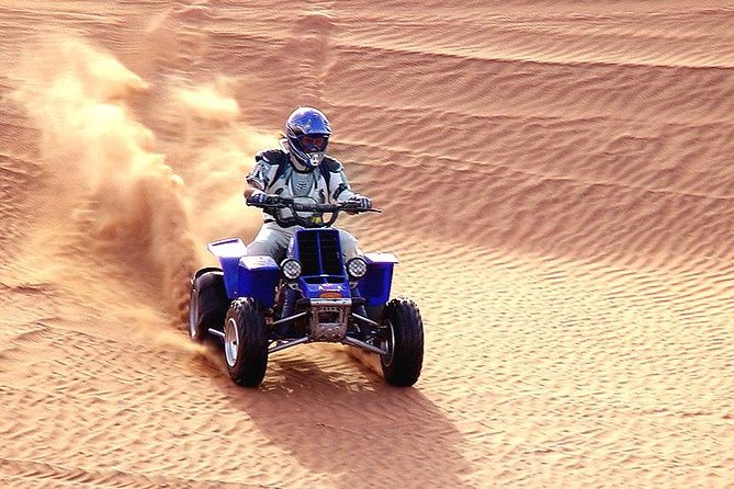 Dune Bashing with Quad Bike and Sand Boarding from Dubai - Cooling down before the return trip