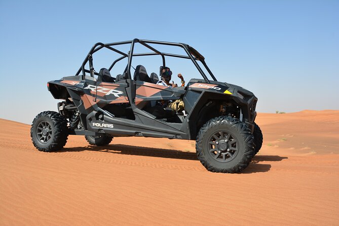 Dune Buggy Safari / Polaris 1000cc/ 4 Seater/ 1 Hour Drive Time - Sand boarding, camel riding, and the slower side of the desert