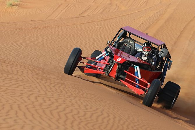 Dunes Buggy Drive In Red Desert Dubai - Drinks, helmets, and what is not included