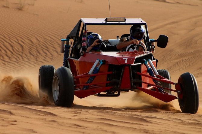 Dunes Buggy Drive In Red Desert Dubai - Taking the wheel of a 1000cc dune buggy