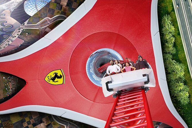 Entrance ticket to Ferrari World Abu Dhabi theme park - Ferrari World Abu Dhabi, built around speed