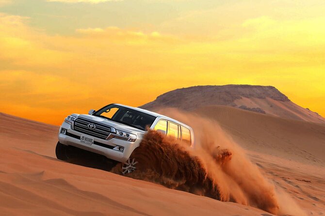 Evening Desert Safari Adventure in Dubai - Lahbab’s dunes and the first photo stop