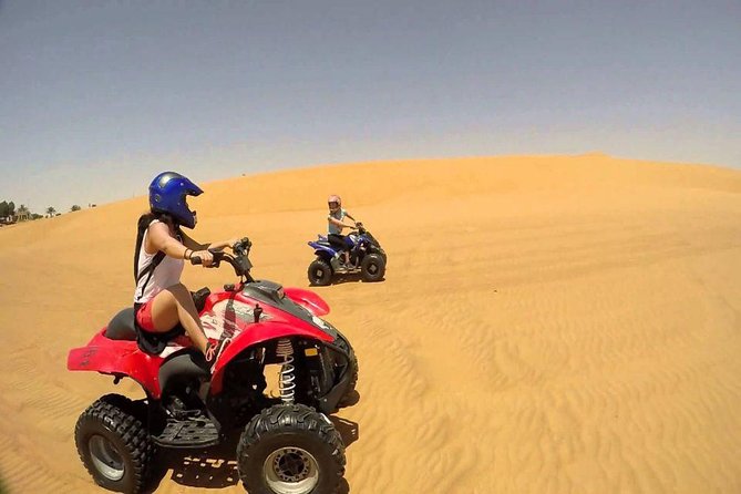Evening Desert Safari BBQ Dinner With Quad Bike & Sand boarding - Dune bashing over the high sand
