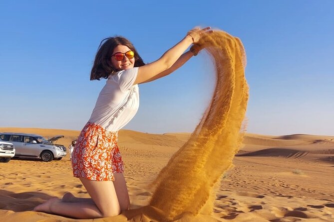 Evening Desert Safari Camel Ride Live Shows Shisha Dinner - Key points at a glance