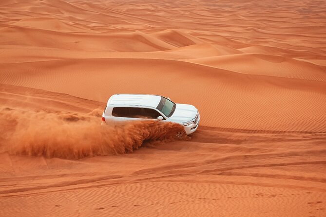 Evening Desert Safari Camel Ride Live Shows Shisha Dinner - Sandboarding and the camel ride