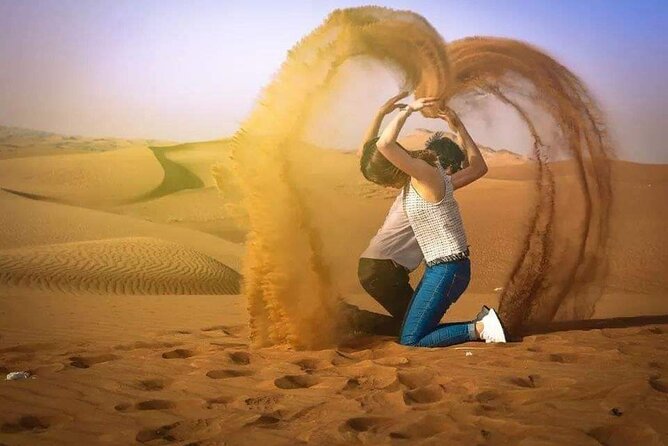 Evening Desert Safari Dubai with BBQ Dinner (Pick Up By Bus) - Belly dancing, tanura, and the fire show