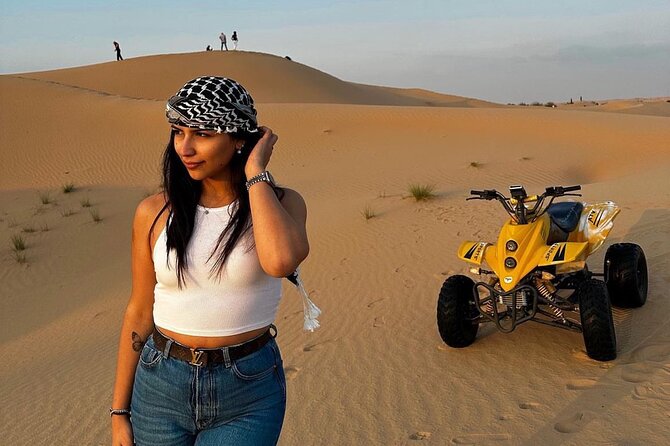 Evening Desert Safari Quad Bike and Live BBQ - Belly dancing, fire shows, and Tanura performances