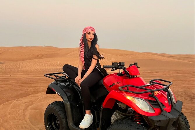 Evening Desert Safari Quad Bike and Live BBQ - The 4x4 dune-bashing run