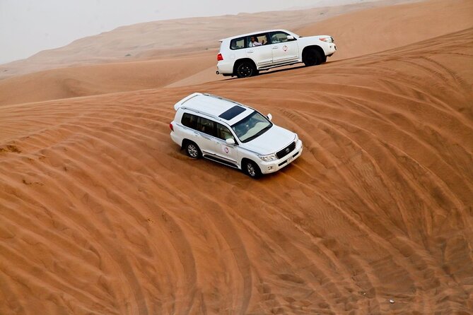 Evening Desert Safari Tour With Live Enterterment And BBQ Dinner - Sunset among the red dunes