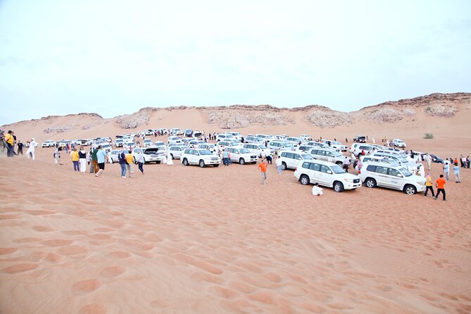 Evening Desert Safari Tour With Live Enterterment And BBQ Dinner - Reaching the red dunes of Lahbab